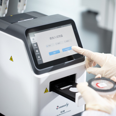 Van het de AnalysatorBloedonderzoek van de Seamatysd1 Medische Droge Volledige Automatische Biochemie Droge Machine 200mm (L) *252mm (W) *299mm Biochemische (H)