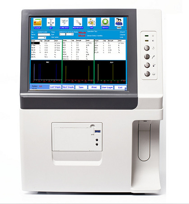 Accurate Cheap Clinical Analytical Automatic Blood Analyzer Cell Analyzer Manufacturers Built-in Hematology Printer 3 Parts 10.4&quot;
